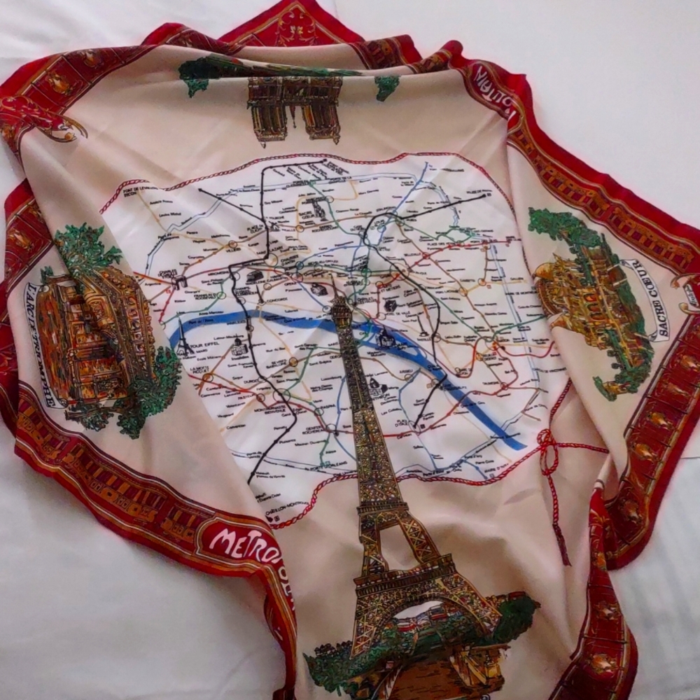 Parisian theme Lahmy Scarf/Wrap